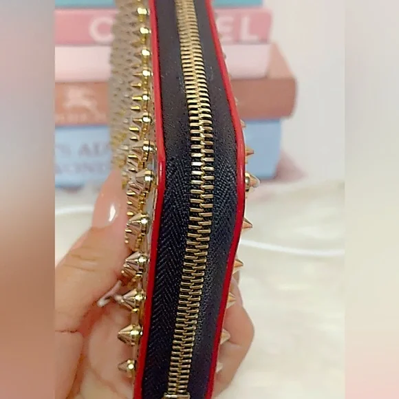 Christian Louboutin Leopard Studded Wallet - Picture 7 of 17